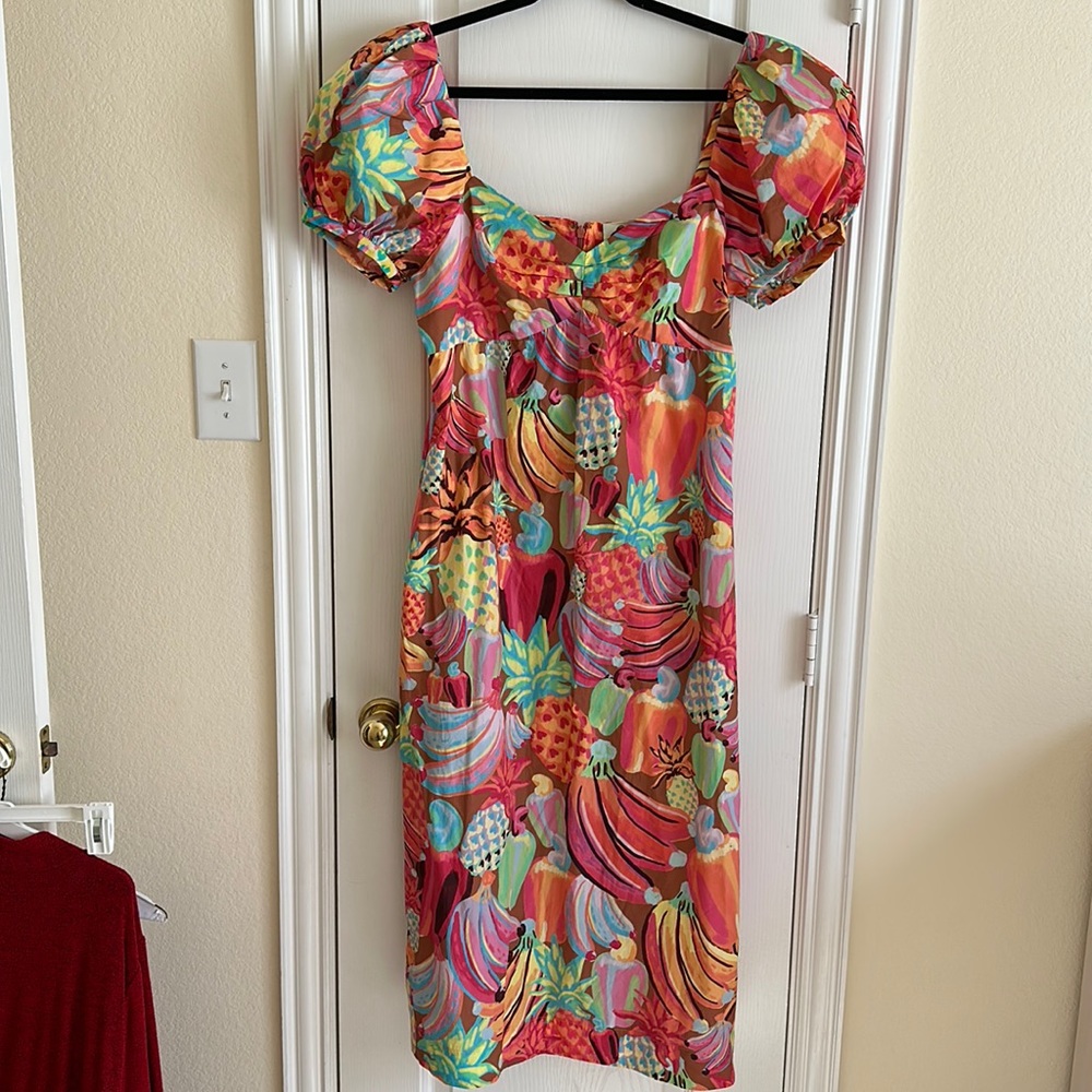 Farm Rio Fruit Salad Dress sz L